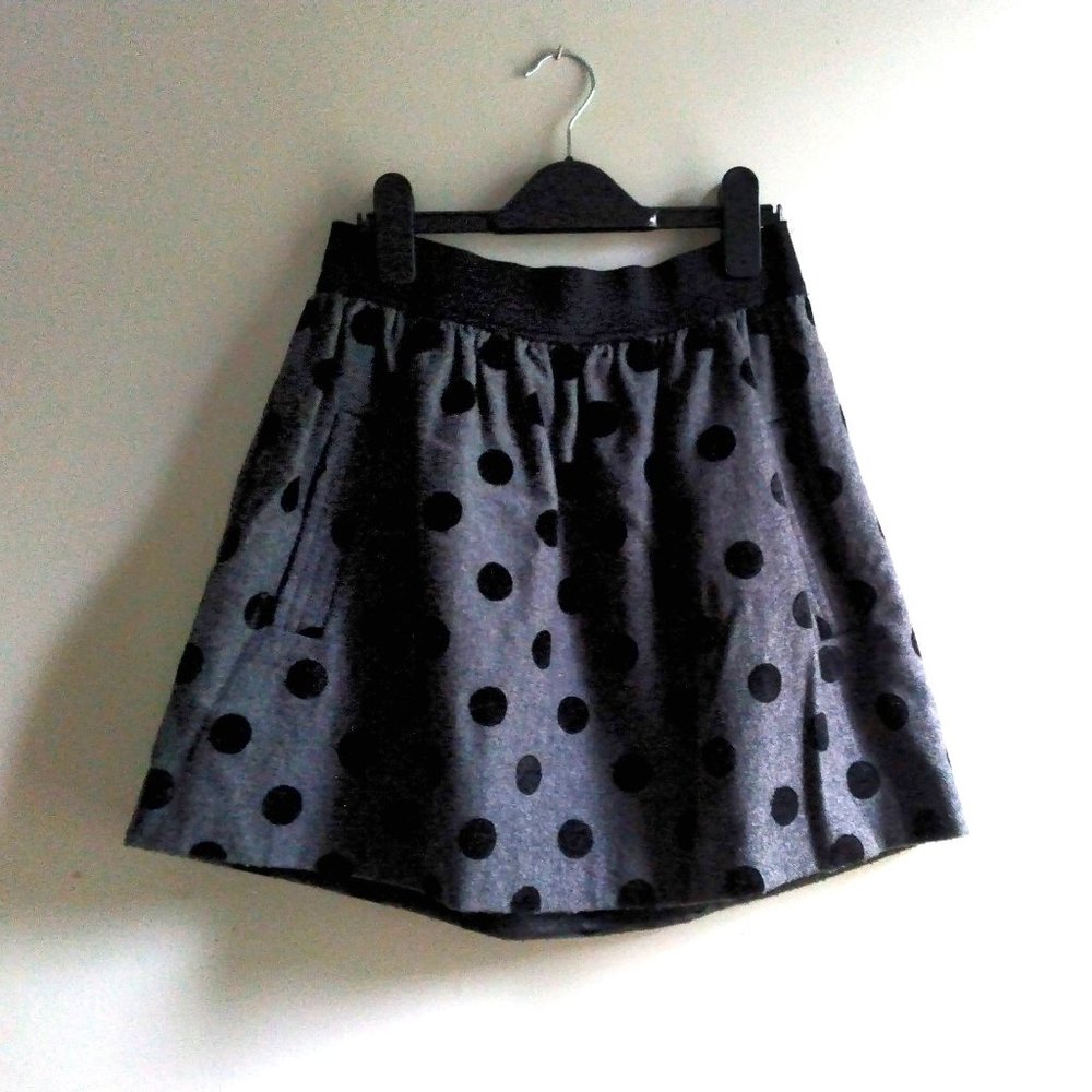 BODY by VICTORIA’S SECRET Polka Dot Wool Skirt